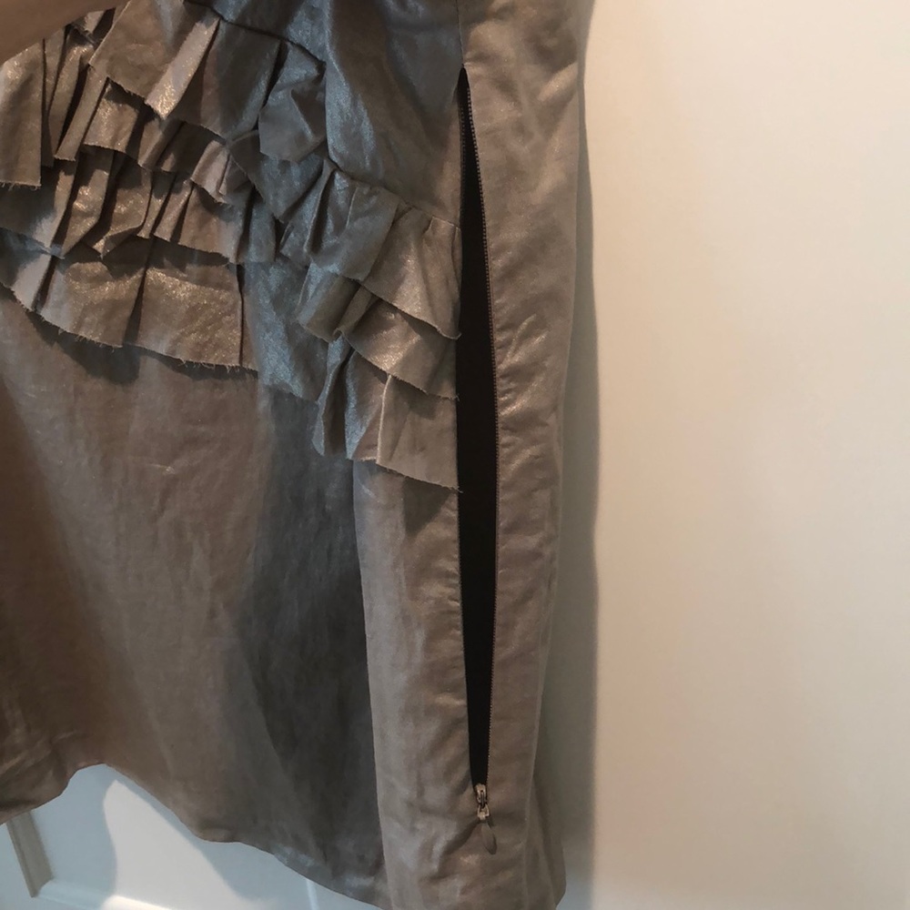 J. Crew Metallic Ruffle Top - Picture 7 of 8